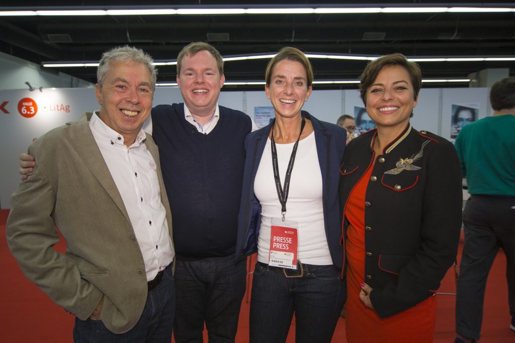 Mike Altwicker mit Georg Simader, Simone Brüggemann und Vanessa Gutekunst Quelle: 59 Plus