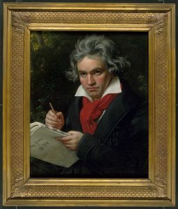 Dieses Ölgemälde von Joseph Karl Stieler zeigt den berühmten Komponisten der iun Bonn geboren wurde. Bildquelle: Beethoven Haus