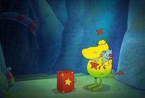 Molly Monster und ihr kleiner, bester Freund Edison. Quelle: © 2017 EuroVideo Medien GmbH