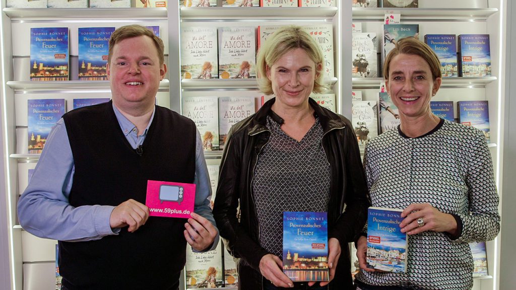 Die Bestsellerautorin Sophie Bonnet im Gespräch mit Mike Altwicker für 59plus. Bildquelle: 59plus GmbH