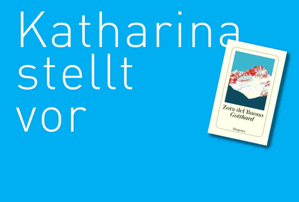 GOTTHARD von Zora des Bouno, erschienen im Diogenes Verlag. Bildquelle: © Katharina Martini / Diogenes Verlag