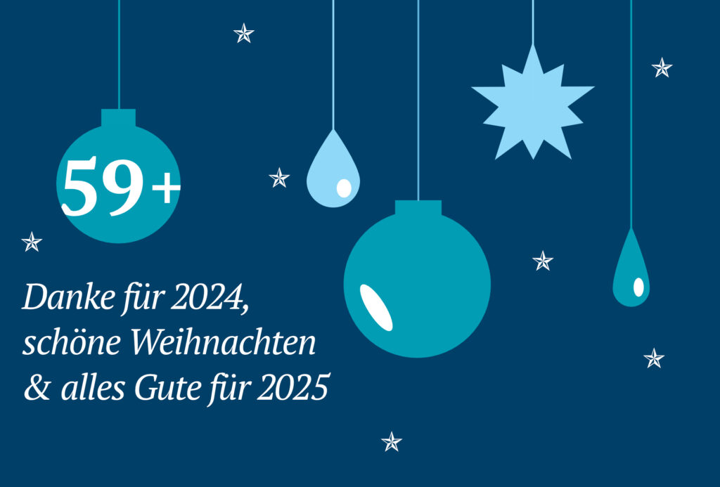 Die Redaktion von 59plus.de sagt DANKE für ein tolles Jahr mit Ihnen, unseren Lesern:innen und unseren Geschäftspartner:innen! Bildquelle: © Katharina Martini / 59plus.de