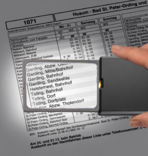 Easy Pocket XL Taschenleuchtlupe. Made in Germany!