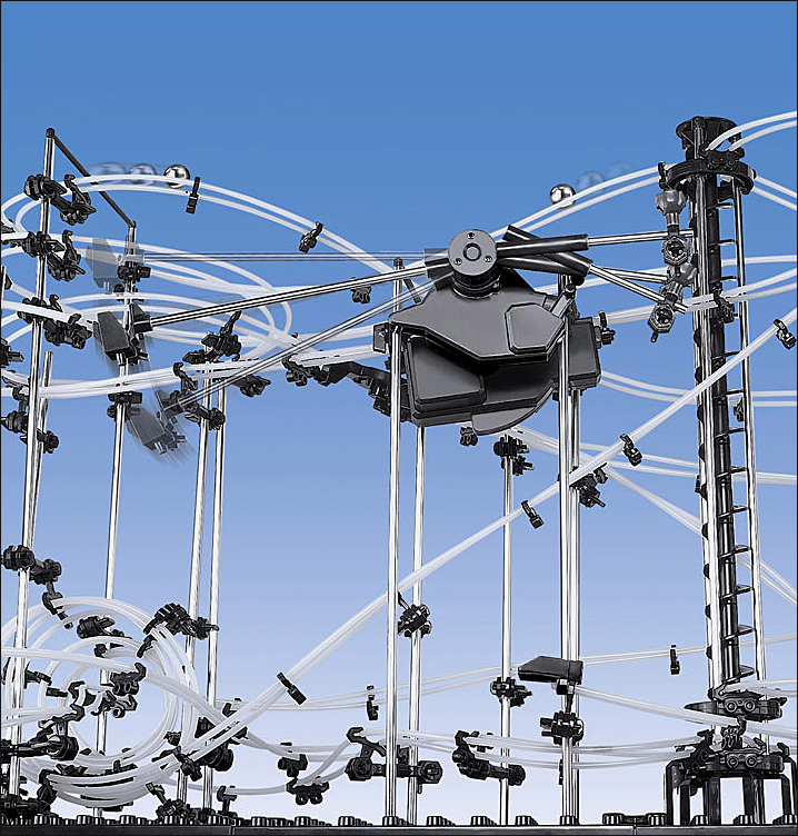 Kugel-Achterbahn. Level 5.