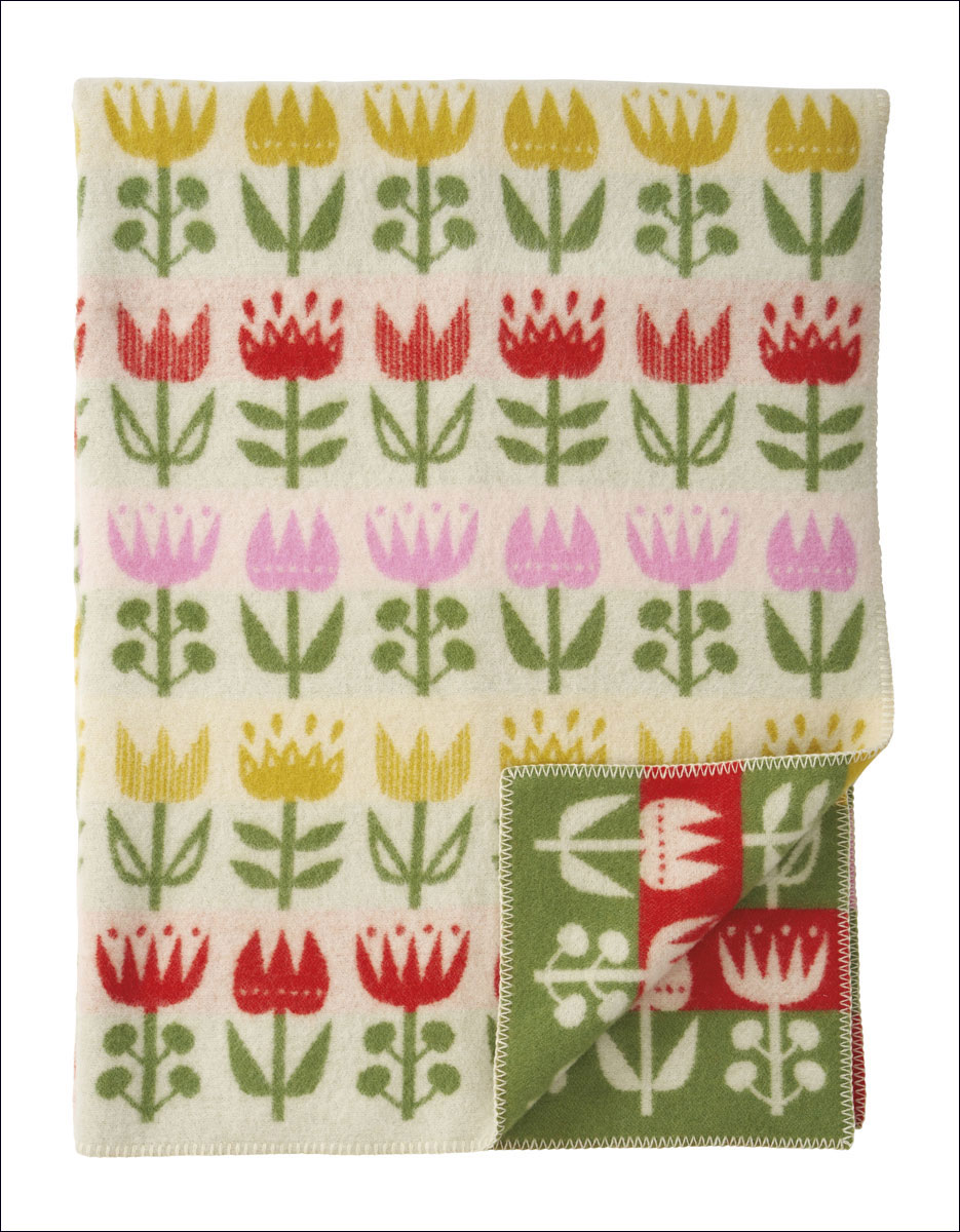 Klippan Wollplaid Tulip